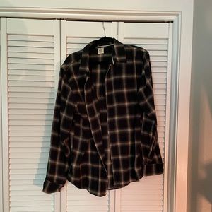 Rustic Blue Men’s lightweight Flannel